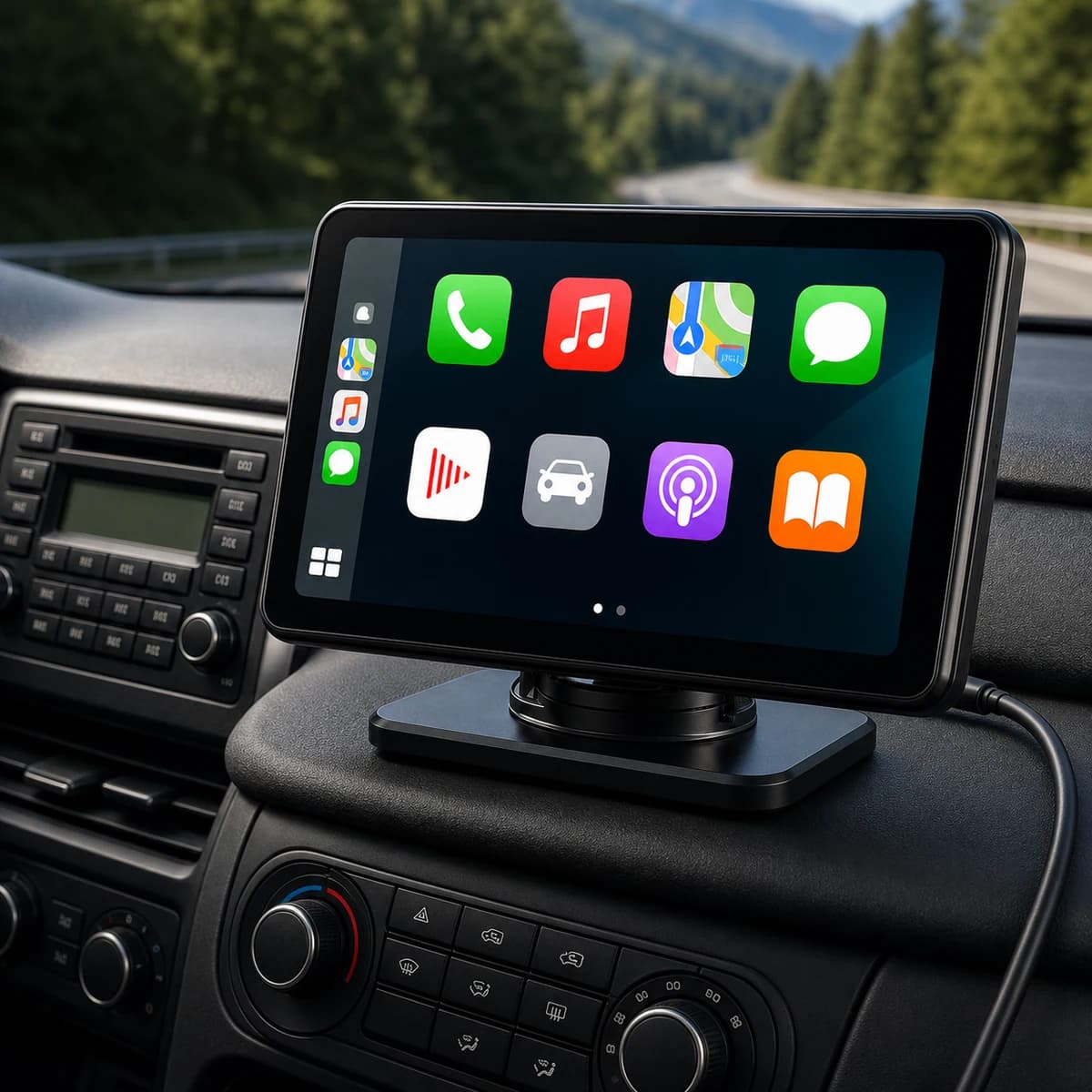Портативний CarPlay 7″ — Apple CarPlay та Android Auto — фото 4