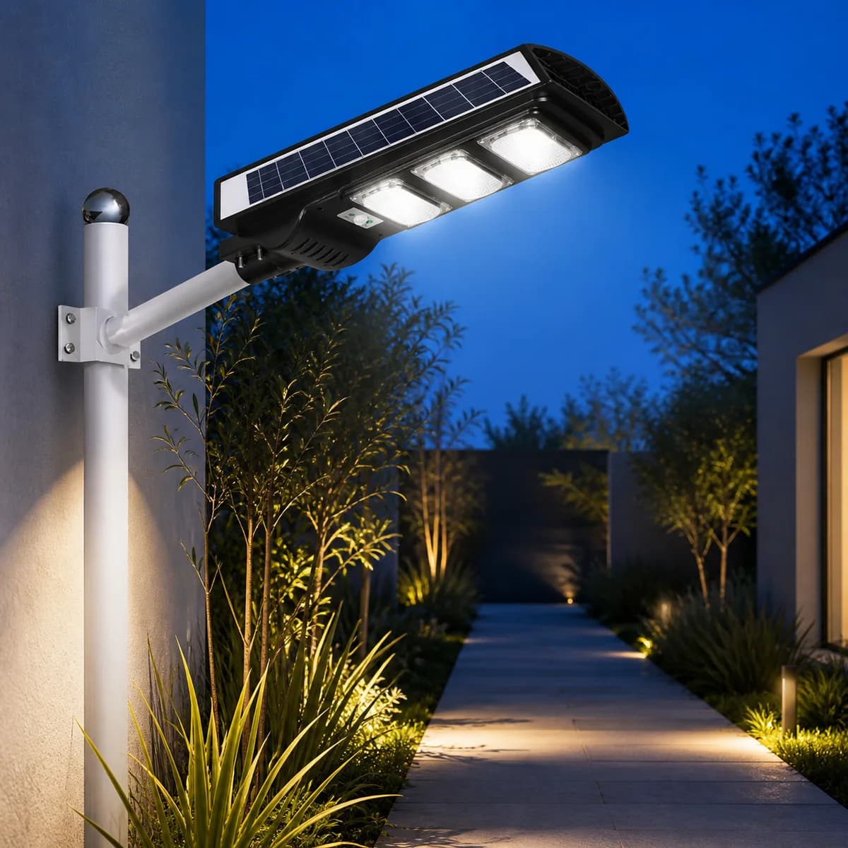 Вуличний LED-ліхтар на сонячній батареї