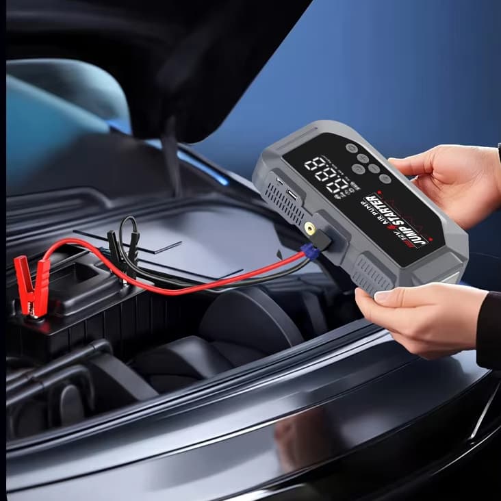 Пускозарядний пристрій K3 + компресор 150 PSI Power Bank LED-ліхтар