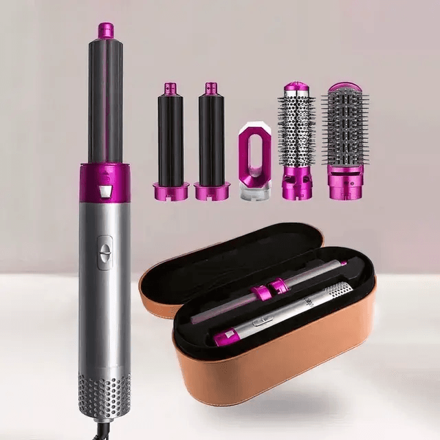 Стайлер Hot Air Styler 5 в 1 для укладання волос, 1000 Вт, 5 насадок, з кейсом