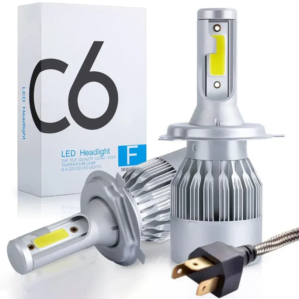 Автомобільні LED лампи C6-H4 36 Вт — Комплект автомобільних ламп 2 шт