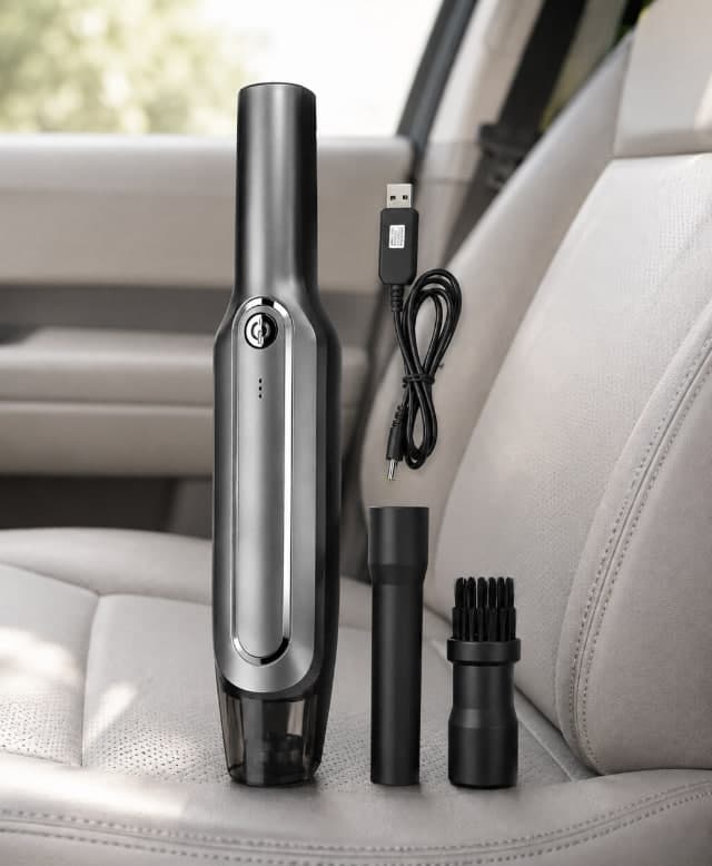 Автопилосос Rias Vacuum Cleaner JB-80 / Акумуляторний автомобільний пилосос 60 Вт